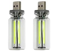 CAKEEYUM USB Light 2Pcs Touch Control LED Night Lamp Ambient Lights Automotive Night Lamps Dimmable & Portable for Bedroom Bathroom Hallway Car