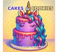 Cakes and Cookies: Fun and Decorative Dessert Pages with Whipped Cream Swirls, Colorful Cookies, and Pastry Shop Delights