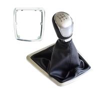 Cakievro 5 6 velocidades palanca de cambios manual para Ford Focus 2009-2011 (plateado 5S)