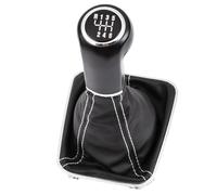 Cakievro Funda para palanca de cambios, color negro, 6 marchas, 12 mm, compatible con Opel Zafira B A05 2005 2006 2007 2008 2009 2010 2011 2012 2013 2014 2015