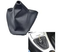 Cakievro Funda para palanca de cambios compatible con BMW E90, E91, E92, E93, piel sintética, color negro