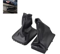 Cakievro Funda para palanca de cambios y asas de freno de mano para Opel Corsa C Tigra B Combo C Auto Antideslizante Aparcamiento Freno de Mano Puño y Pomo para palanca de cambios (2 piezas cubierta