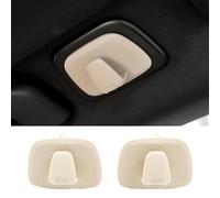 Cakievro ganchos para colgar coches en la fila trasera para vol-vo XC40 XC60 18-20, XC90 V90 S90 16-20 T2V9 (beige 2 piezas)