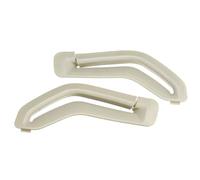 Cakievro Par de anillos guía retractor de cinturón de seguridad delantero beige para Vo-lvo S60 S80 V70 XC90 piezas de repuesto interiores