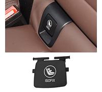 Cakievro Para b-mw X3 G08 X4 G02 17-21 - Cubierta de placa de anclaje para ranura ISOFix (negro)