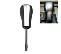 Cakievro Pomo de palanca de cambios automático para BMW Serie 3, 5, 7, X1, E (E81, E82, E87, E88, E90, E91, E92, E46, E39, E38, E83, E53), color plateado mate