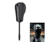 Cakievro Pomo de palanca de cambios automático para BMW Serie 3, 5, 7, X1, E (E81, E82, E87, E88, E90, E91, E92, E46, E39, E38, E83, E53), color negro