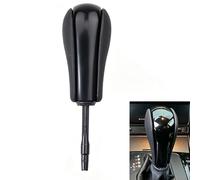 Cakievro Pomo de palanca de cambios automático para BMW Serie 3, 5, 7, X1, E (E81, E82, E87, E88, E90, E91, E92, E46, E39, E38, E83, E53), color negro