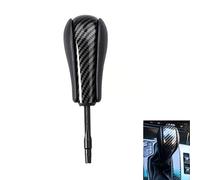 Cakievro Pomo de palanca de cambios automático para BMW Serie 3 / 5 / 7 / X1 / E (E81, E82, E87, E88, E90, E91, E92, E46, E39, E38, E83, E53) (fibra de carbono - corto)