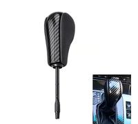 Cakievro Pomo de palanca de cambios automático para BMW Serie 3, 5, 7, X1 y E (E81, E82, E87, E88, E90, E91, E92, E46, E39, E38, E83, E53) (fibra de carbono, larga)