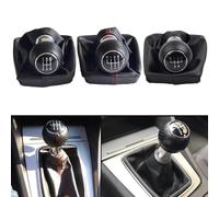 Cakievro Pomo de palanca de cambios manual de 5/6 velocidades, palanca de cambios para coche, para Au-di A4 B6 B7 2002-2008 (6 velocidades)