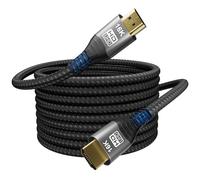 CAKOBLE 16K Cable HDMI 5m, HDMI 2.2 96Gbps Ultra-High-Speed, 16K@60Hz, 12K/10K@120Hz, 8K@240Hz, 4K@240Hz/@360Hz/480Hz, eARC, HDR10+, Dolby, HDCP 2.2, Para hdmi 2.1,PS5, Xbox, Soundbar, Fire TV, HDTV