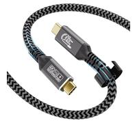CAKOBLE 240W Cable USB C Carga Rapida, USB 3.2 Gen2 20 Gbps Transmisión,[PD3.1 48V/5A] 5K/4K@60Hz (20 Gbps 240W-0.5M)