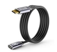 CAKOBLE Alargador usb c 3m,10 Gbps,100 W/5 A, alargador usbc, compatible con USB C 3.1Gen2, USB C 2.0, 4 K @ 144 Hz, compatible con iPhone 16/15 Pro Max USB C Hub/MacBook/USB C cargador USB C