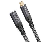 CAKOBLE Cable de extensión Gen2 1 m, 20 Gbps 100 W/5 A, alargador macho y hembra, compatible con USB C 3.2, USB 3.1, USB 3.0, 4 K@60 Hz para Hub/Dell XPS/USB C Charger