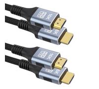 CAKOBLE Cable HDMI 2.2 0.5m,[2 Pack,0.5m] 96Gbps Ultra-High-Speed, 16K@60Hz, 12K/10K@120Hz, 8K@240Hz, 4K@360Hz/480Hz, eARC, HDR10+, Dolby, HDCP 2.2, Para hdmi 2.1,PS5, Soundbar, Fire TV, Laptop, HDTV