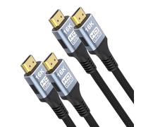 CAKOBLE Cable HDMI 2.2 2m,[2 Pack] 96Gbps Ultra-High-Speed, 16K@60Hz, 12K/10K@120Hz, 8K@240Hz, 4K@360Hz/480Hz, eARC, HDR10+, Dolby, HDCP 2.2, Para hdmi 2.1,PS5, Xbox, Soundbar, Fire TV, Laptop, HDTV
