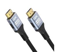 CAKOBLE Cable HDMI 2.2 2m, 96Gbps Ultra-High-Speed, 16K@60Hz, 12K/10K@120Hz, 8K@240Hz, 4K@360Hz/480Hz, eARC, HDR10+, Dolby, HDCP 2.3, Para hdmi 2.1,PS5, Xbox, Soundbar, Fire TV, Laptop, HDTV
