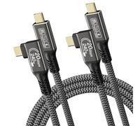 CAKOBLE cable usb c 1m,[2 Pack] [PD3.1 48V/5A] USB 3.2 Cable USB C Carga Rápida,Transmisión de datos a 20 Gbps, vidéo 4K@60Hz 240w Para smartphone Tabletas Monitores cable usb c carga rapida 1m
