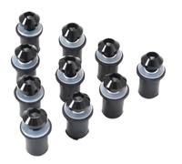 CAKYSE Compatible con Ninja Zx6r para Ninja 636 Tornillos, Tuercas Y Sujetadores para Parabrisas De Motocicleta Sujetador de carenado(Black)
