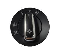 CAKYSE Interruptor Regulador Faro Compatible con Seat para Alhambra 2001 2002 2003 2004 2005 2006 2007 2008 2009 2010 Interruptor De Control De Luz Antiniebla 3BD941531A(with Chrome)