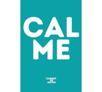 CAL-ME | Carnet de notes “Mots Coupés” | 172 pages | Format 6x9": Carnet ligné pour apaiser l’esprit, organiser ses pensées et ralentir | Cadeau original