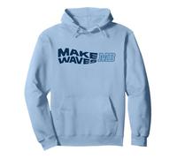 Cal State Monterey Bay Make Waves Logo Sudadera con Capucha