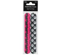 CALA. NAIL FILES 5 Fashion Files:Skull Pink 2Pcs - Limas de Uñas