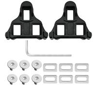 Cala para Pedales SPD-SL, Compatible con Shimano. Juego Antideslizante para Zapatillas de Ciclismo (Carretera/Indoor). 1 Par, Color Negro.
