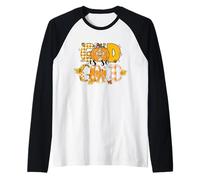 Calabaza Cristiana Idea de Acción de Gracias Fe Dios Es Camiseta Manga Raglan