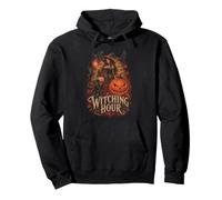 Calabaza de Bruja de Halloween Witching Hour Sudadera con Capucha