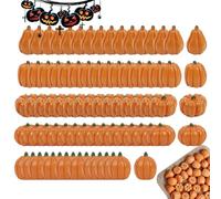 Calabaza de escritorio pequeña de otoño, calabazas artificiales de Acción de Gracias, reutilizable, rústica, realista, figura en miniatura para chimenea, chimenea, banquete, cumpleaños, casa de granja