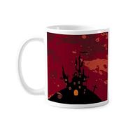 Calabaza De Halloween Del Miedo A Los Fantasmas Del Fuerte Taza Porcelana Taza De Café Cerámica Tazas Para Leche Hogar Zumo 330Ml
