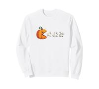 Calabaza de Halloween Persiguiendo Caramelos Boo, Sentido del Humor Espeluznante Sudadera