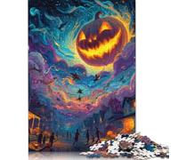 Calabaza de Halloween Puzzles Adultos 300 Piezas Cumpleaños Juegos Educativos para Decoración del Hogar Juego De Rompecabezas Stress Relief Toy 300pcs (40x28cm)