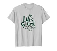 Calabaza de la Vida Cosecha de Calabaza Humor de otoño Diversión de Acción de Gracias Camiseta, Hombre, Plata, XL