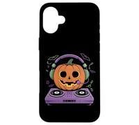 Calabaza DJ Halloween Música Terror Carcasa para iPhone 16 Plus