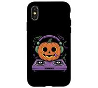 Calabaza DJ Halloween Música Terror Carcasa para iPhone X/XS