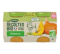 Calabaza Ecológica Blédina en Tarro Pequeño 2 X130 g