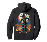 Calabaza Espeluznante espantapájaros pánico Sudadera con Capucha