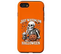 Calabaza esqueleto espeluznante esperando Halloween Carcasa para iPhone SE (2020) / 7 / 8