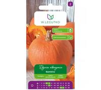 Calabaza gigante Bambino: naranja, fruto de unos 15 kg.