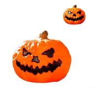 Calabaza LED Halloween 7.2in Plástico Reutilizable(Clown Melon)