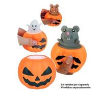Calabaza pequeña pop up con decoración (varios modelos)