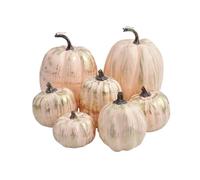 Calabazas Artificiales 7 Piezas centros de mesa artificiales rústicos