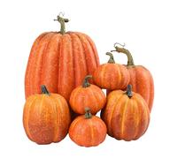 Calabazas artificiales - Calabaza falsa de uso a largo plazo | Rocía tu imaginación calabazas decoración de otoño | Satisface tus necesidades, decoración de otoño para Acción de Gracias, Halloween