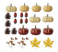 Calabazas Decorativas para el Hogar 23 Piezas Realistas y Artificiales de