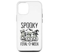 Calabazas divertidas de mapache de Halloween espeluznante y salvaje Carcasa para iPhone 12/12 Pro