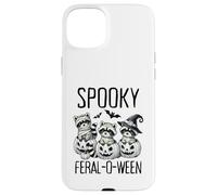 Calabazas divertidas de mapache de Halloween espeluznante y salvaje Carcasa para iPhone 15 Plus