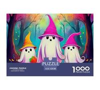 Calabazas Jumbie, Rompecabezas De 1000 Piezas, Juego Estimulante con Competencia Amistosa, Desafío Mental Y Diversión, Pasatiempo Grupos, Reuniones Y Momentos De Convivencia, Apto para Ma